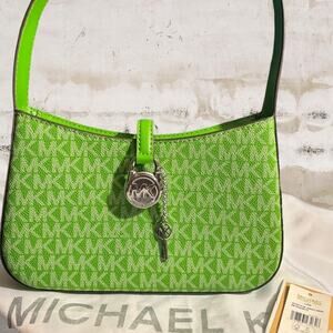 Michael Kors Green Shoulder Bag